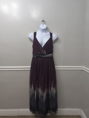 Signature By Robbie Bee Silk Ombre Tie-dye Midi/Maxi Dress Whimsigoth Romantic